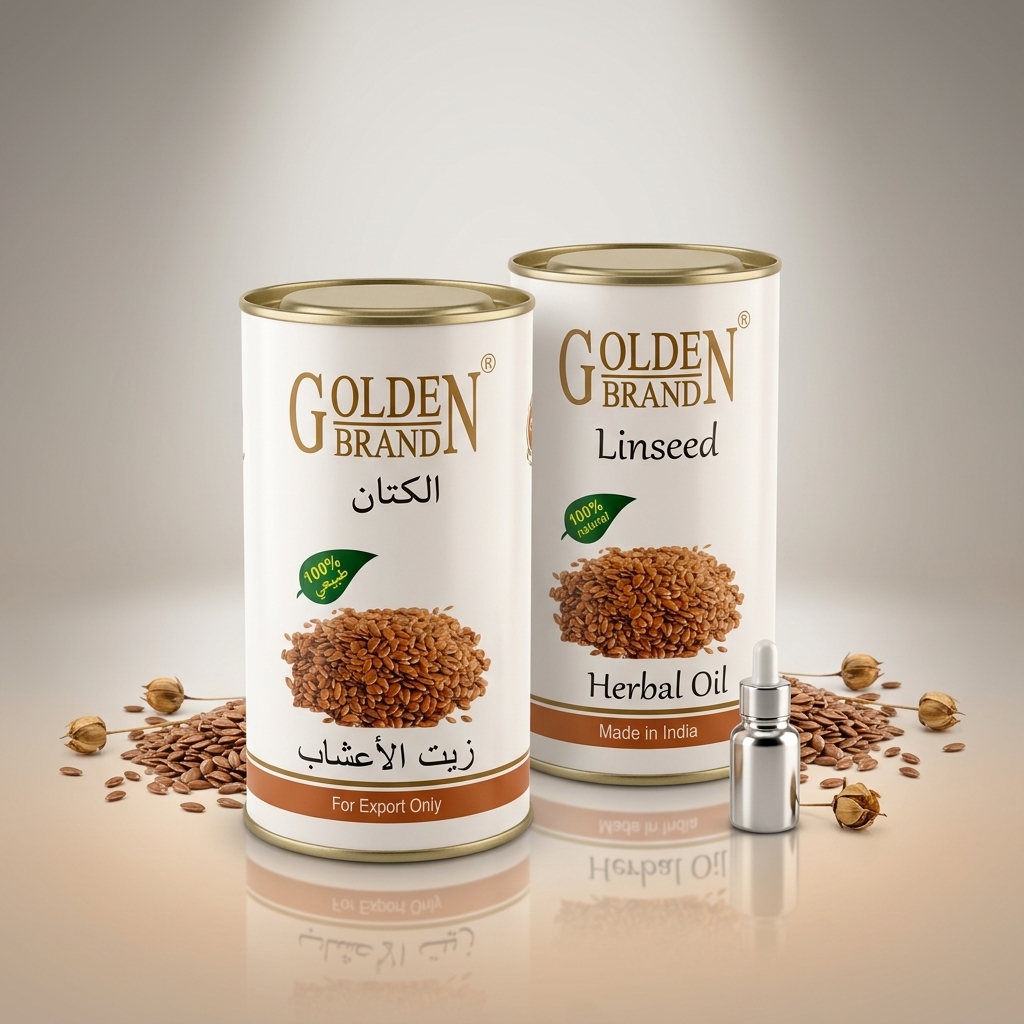 زيت بذر الكتان الطبيعي