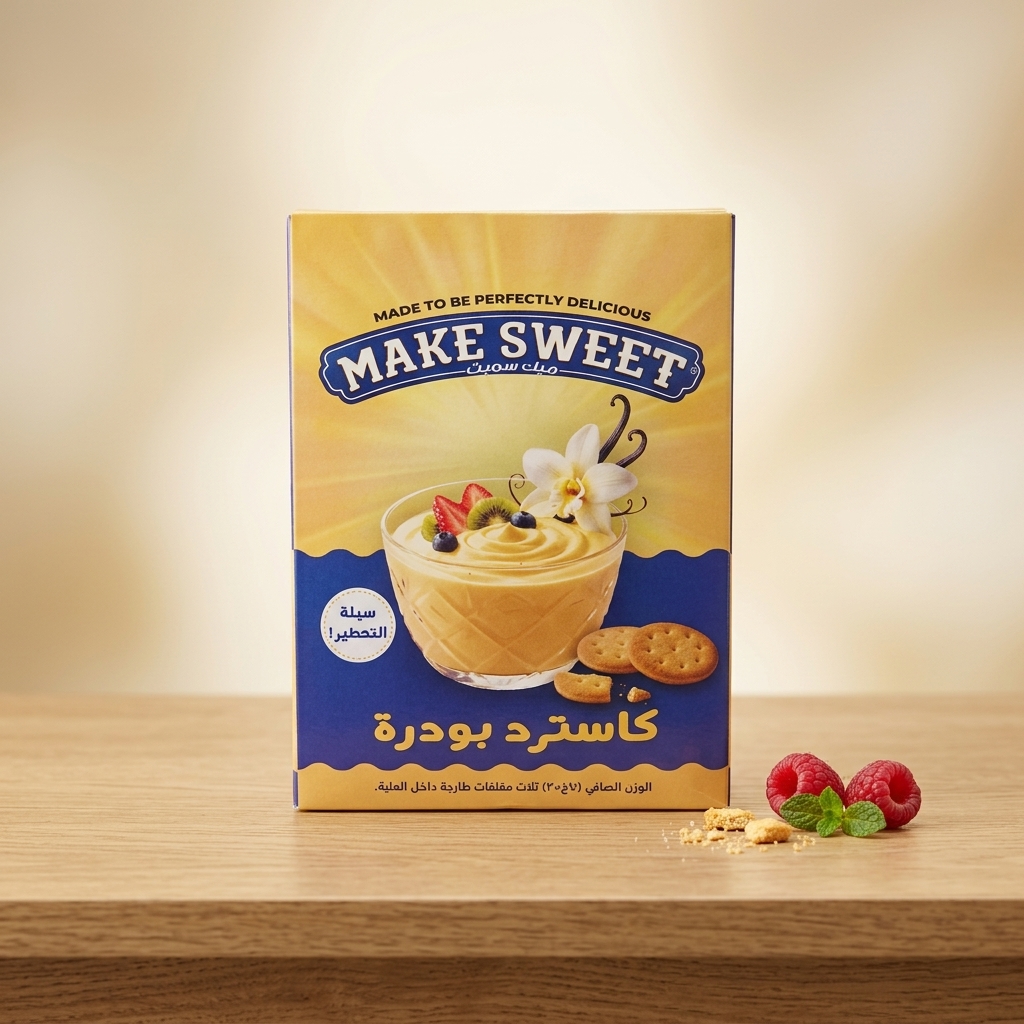 بودرة كاسترد فاخرة