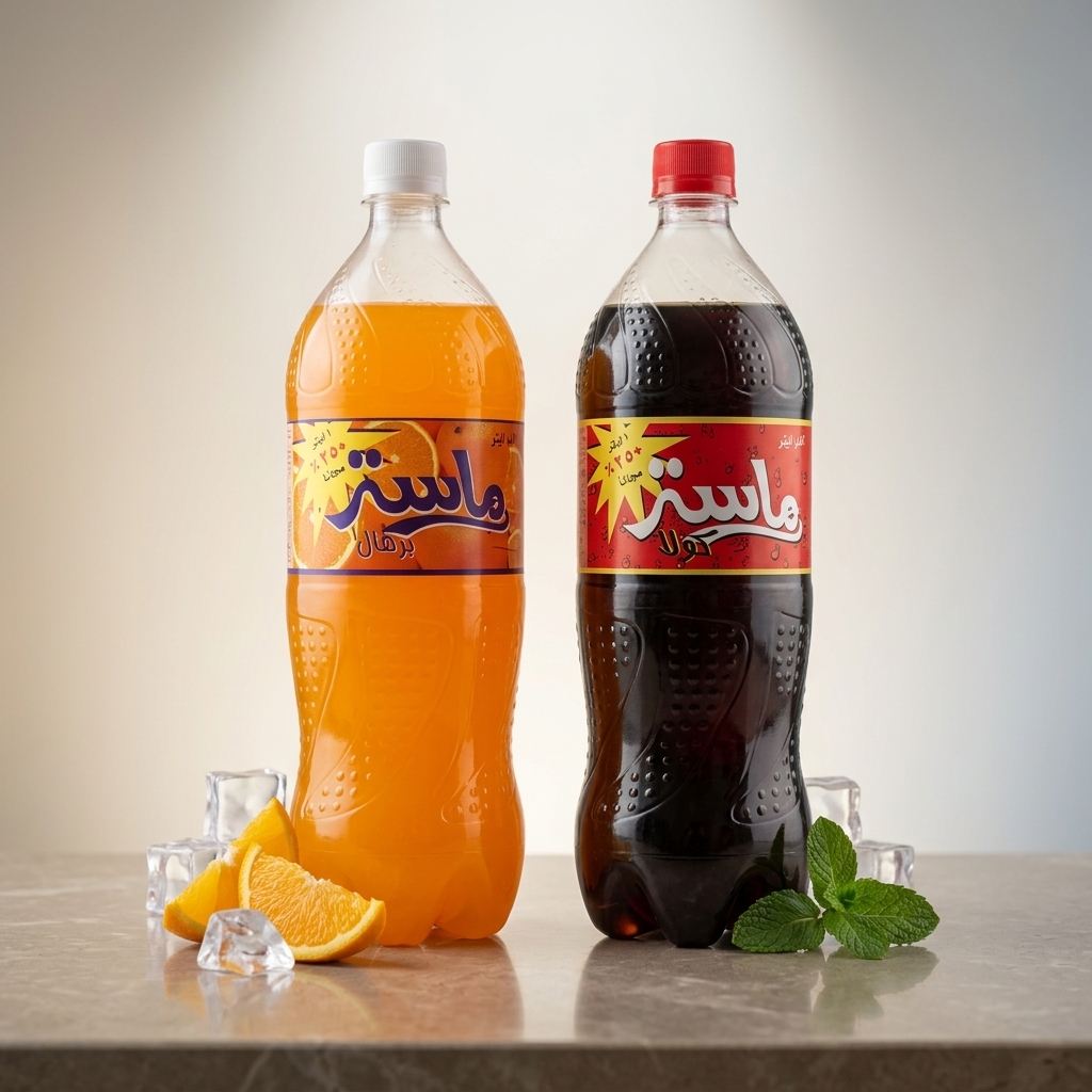 ماستر - مشروب غازي منعش (حجم وسط)